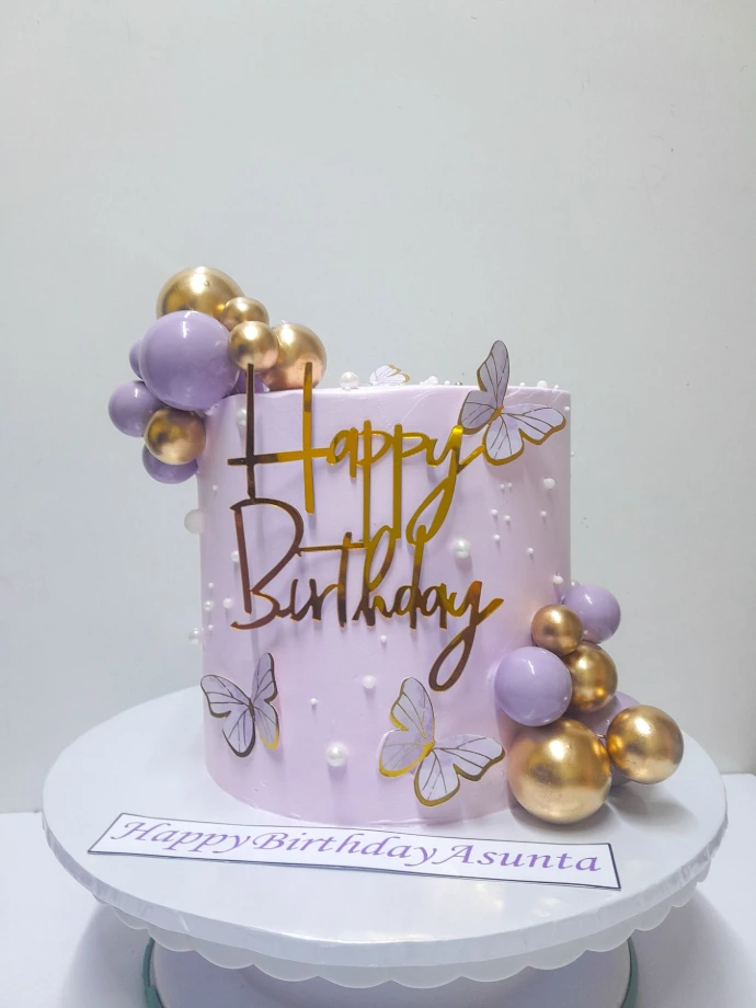 Pinterest-inspired Birthday cake